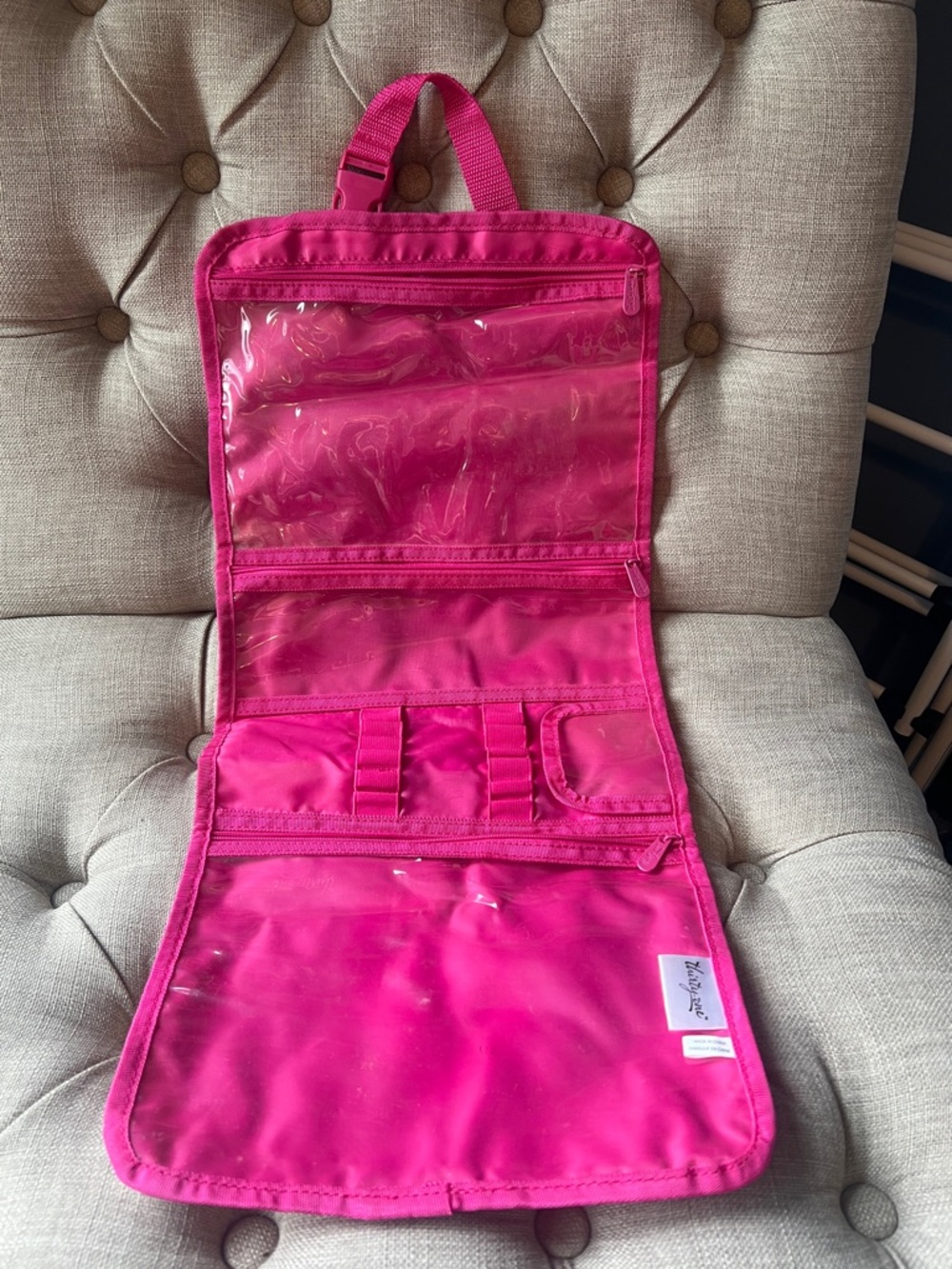 Hot Pink Thirty-One Travel Organizer